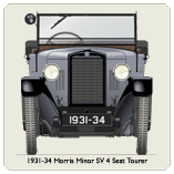 Morris Minor SV 4 Seat Tourer 1931-34 Coaster 2